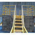 Pultruded Frp Composites FRP handrail fiberglass handrails pultrusion process for chemical plant Factory